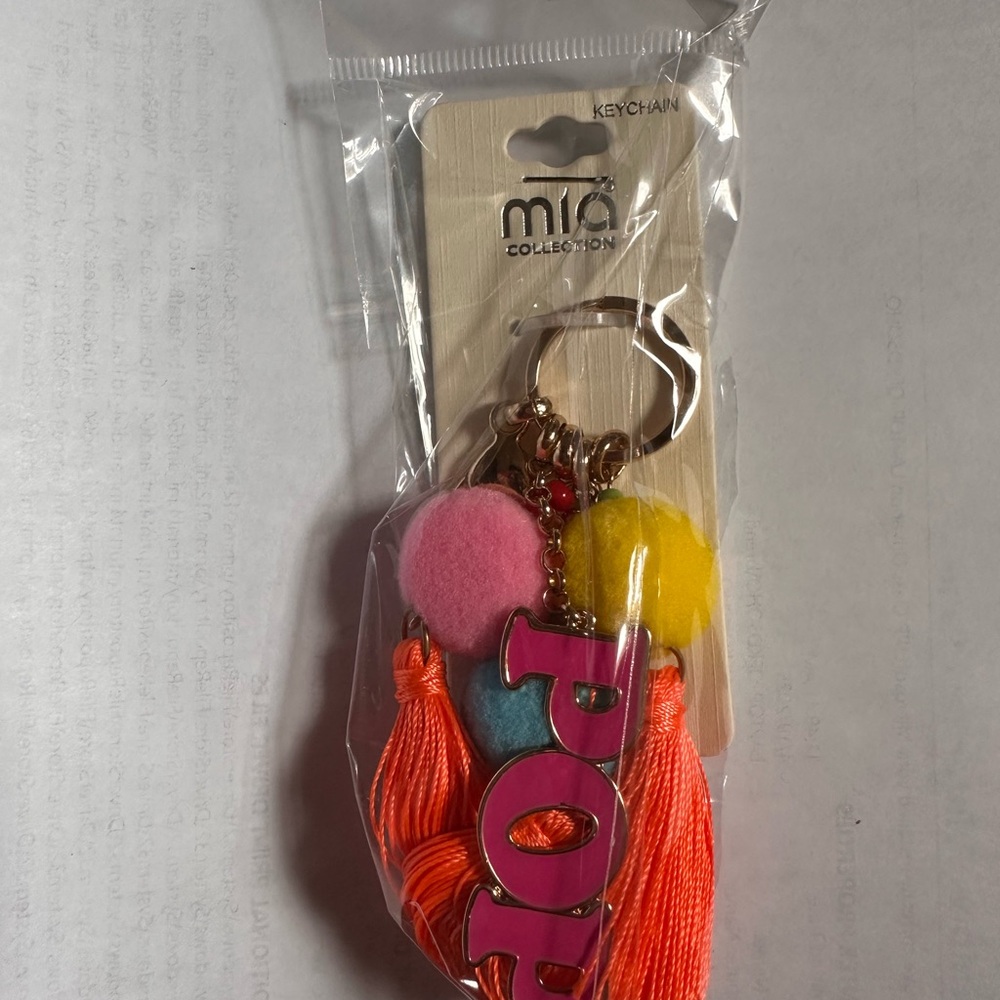 MIA COLLECTION Colorful Keychain with Tassels